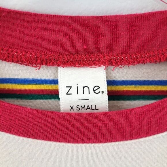 VTG striped 70s 80s long sleeve tee - Picture 3 of 7